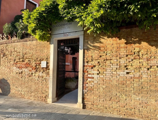 Entrance, Peggy Guggenheim Collection Venice